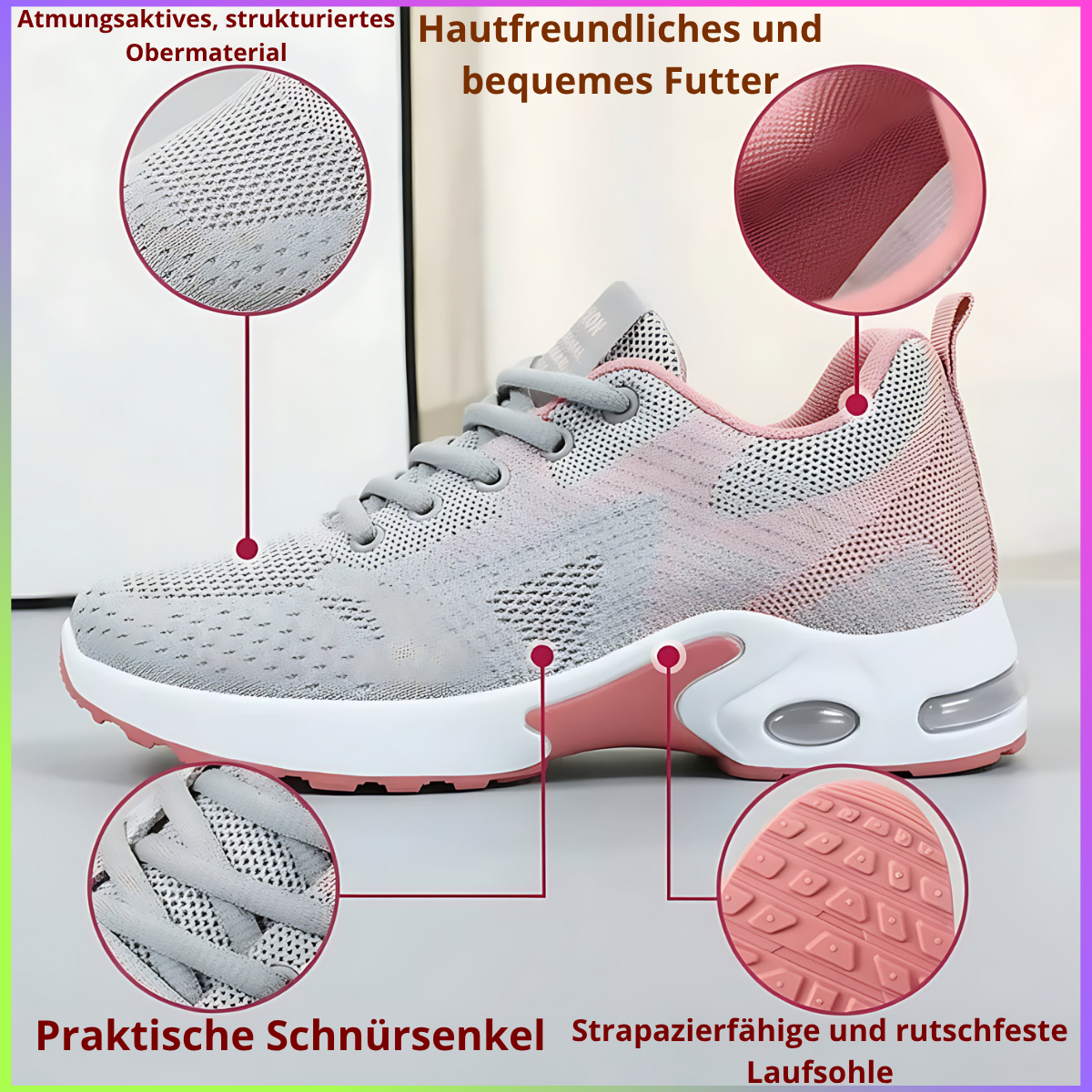 Ortho Lumira™ die Schuhe, die deine Schmerzen verschwinden lassen.